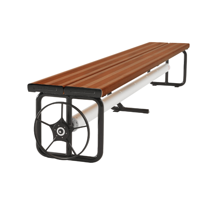 DAISY POOL ROLLER UNDER BENCH