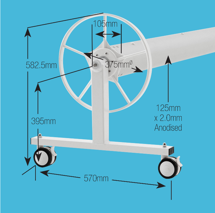 
                  
                    DAISY POOL ROLLER 125FM FULLY MOBILE
                  
                