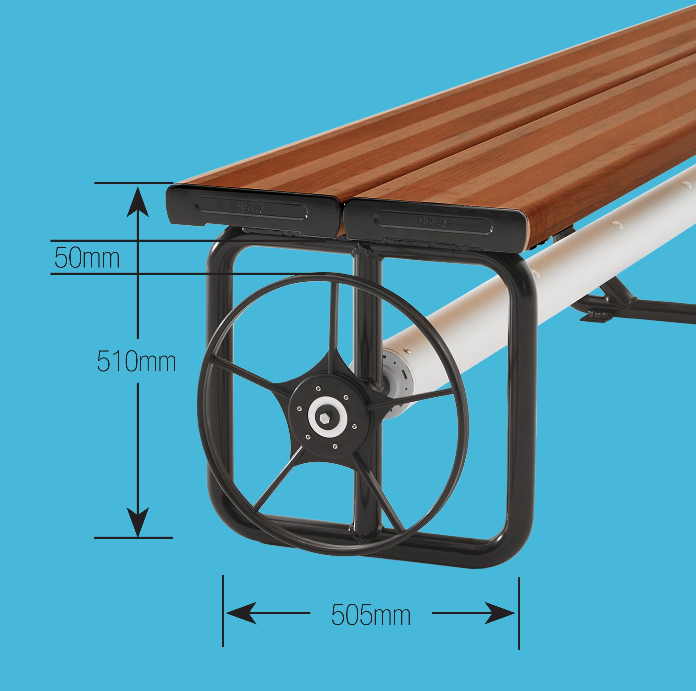 
                  
                    DAISY POOL ROLLER UNDER BENCH
                  
                